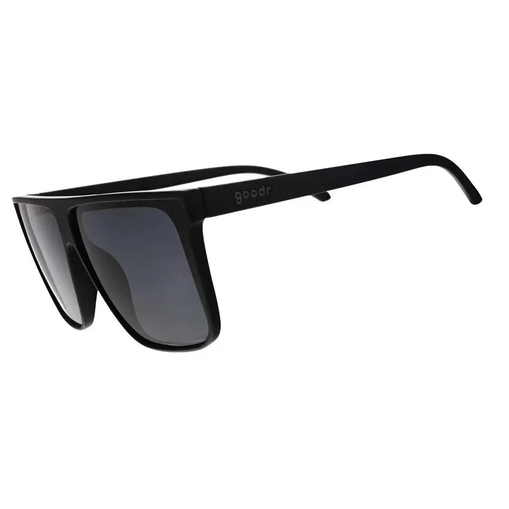 goodr Adult Fashion Week Dropout Plastic Square Sunglasses - Black